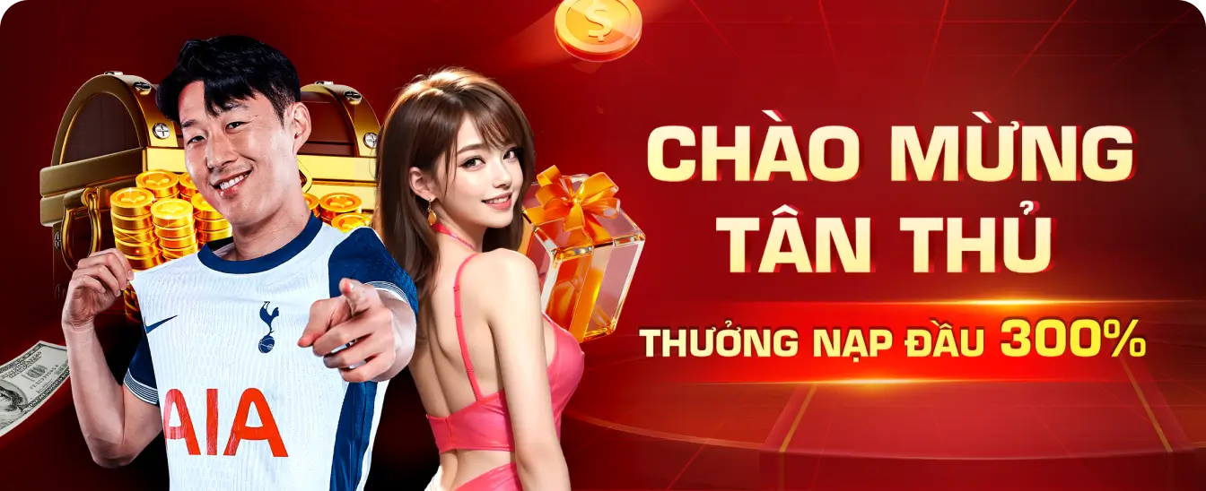 Tân thủ nhận 300% lần nạp đầu